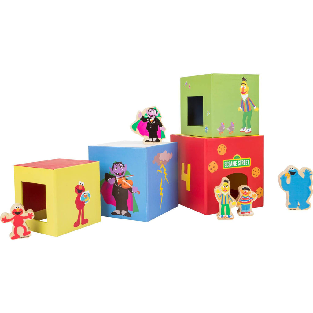 Sesamstrasse Stapelturm mit Spielfiguren - Zwergenwunder