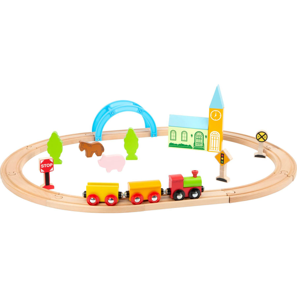 Holzeisenbahn Stadt und Land (Größe: M)