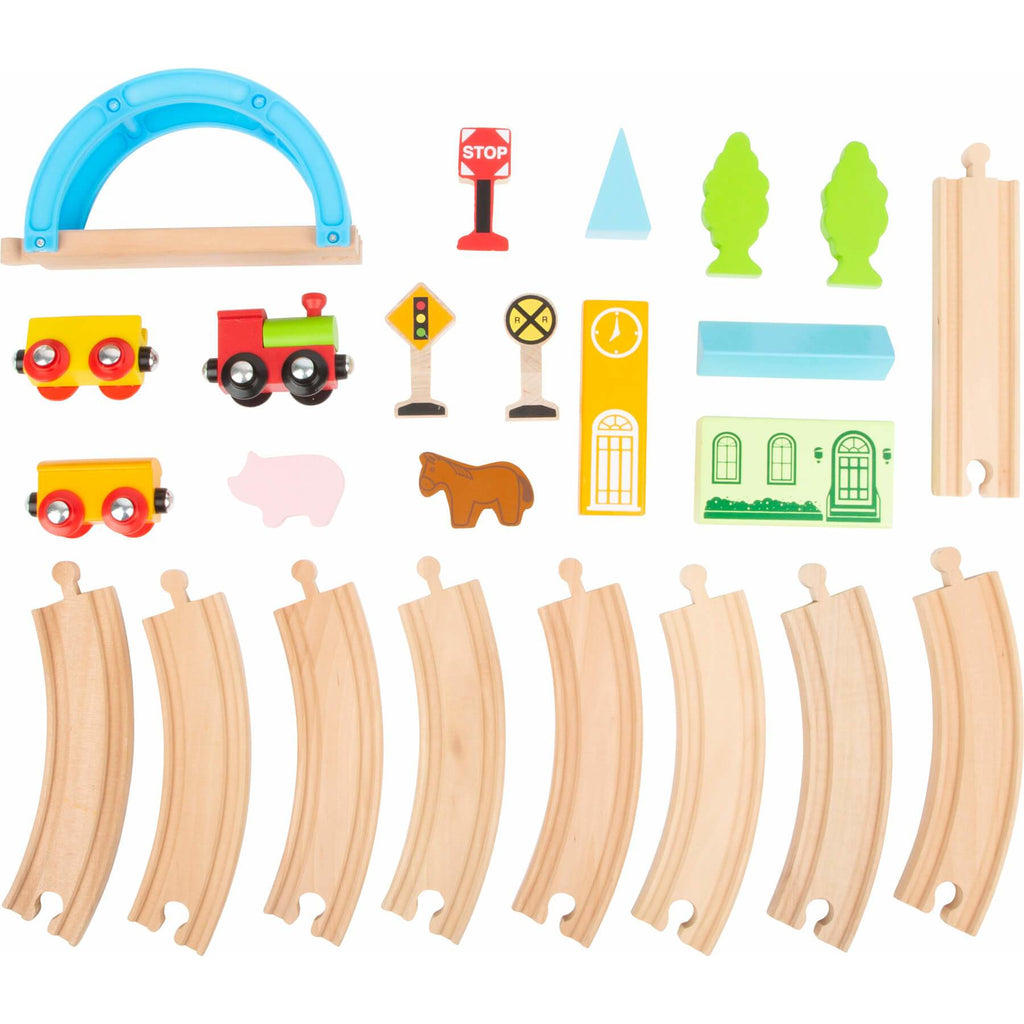 Holzeisenbahn Stadt und Land (Größe: M)