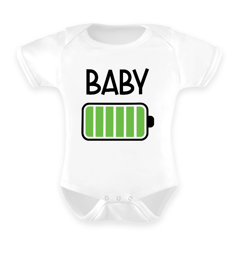 Energielevel - Babybody für Jungen und Mädchen