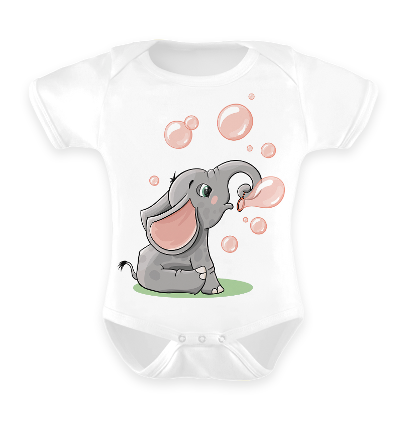 Baby Elefant - Babybody für Jungen und Mädchen