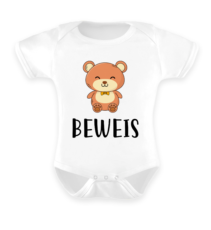 Beweis- Babybody für Jungen und Mädchen