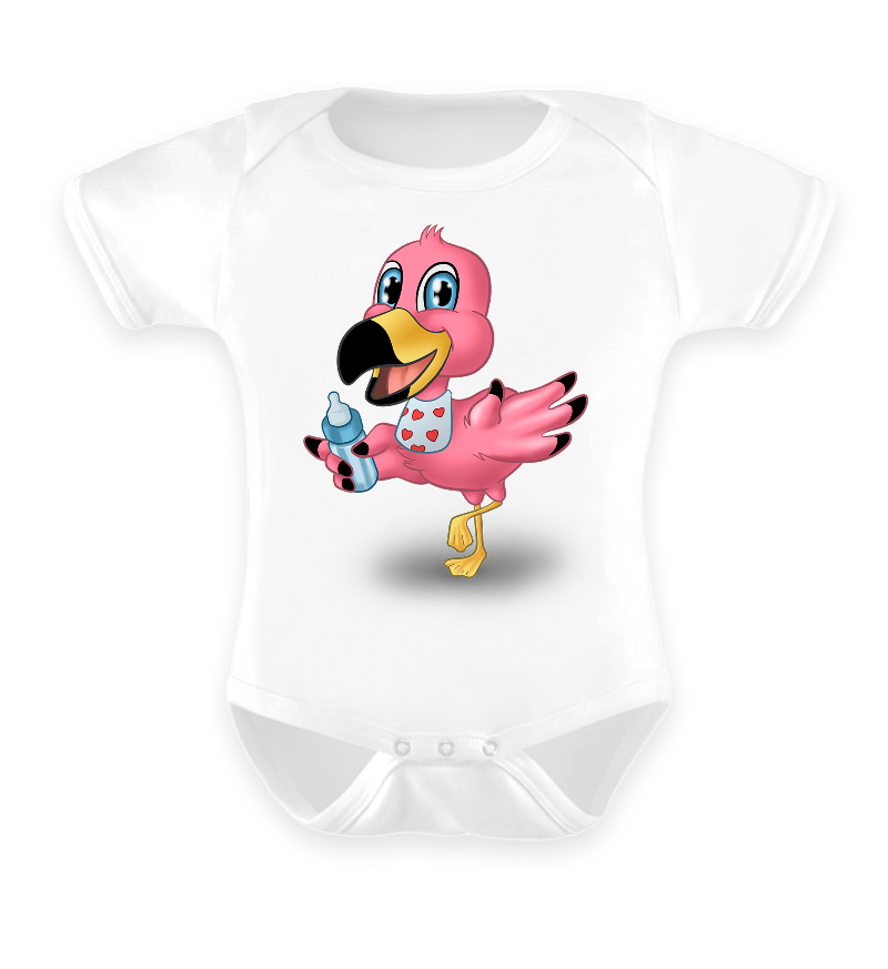 Flamingo - Babybody für Jungen und Mädchen