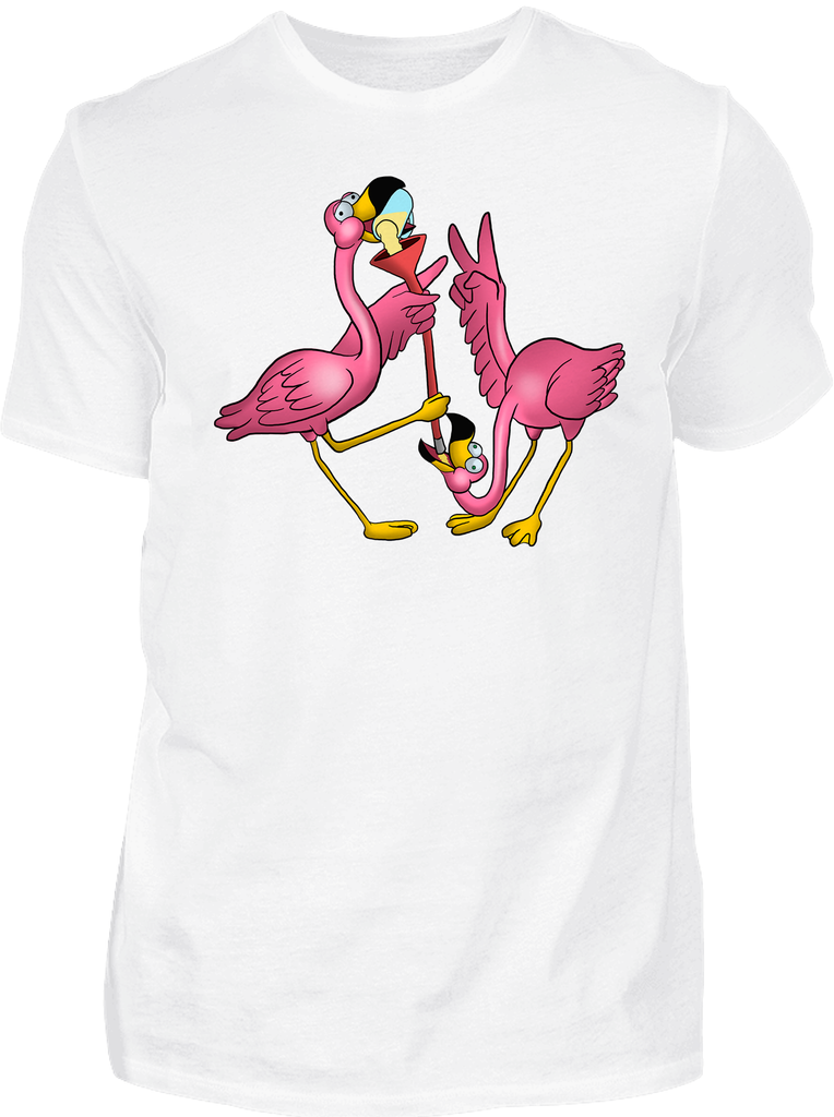 Flamingo Eskalation - T-Shirt