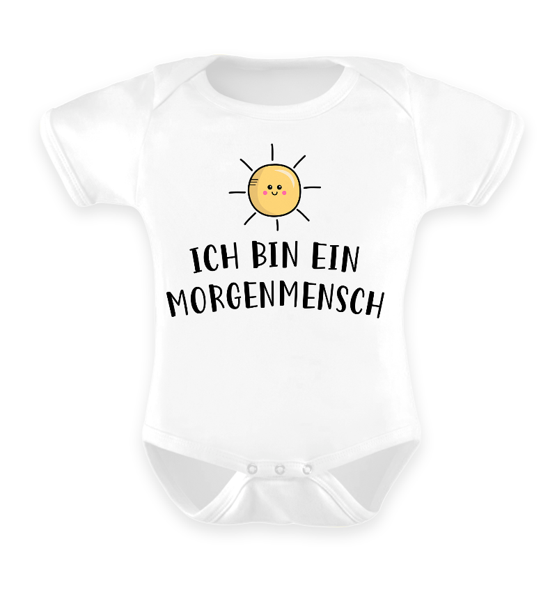 Ich bin ein Morgenmensch - Babybody für Jungen und Mädchen