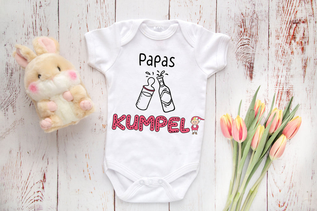 Papas Kumpel - Babybody für Mädchen - Zwergenwunder