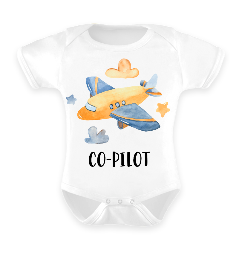 Co-pilot- Babybody für Jungen und Mädchen