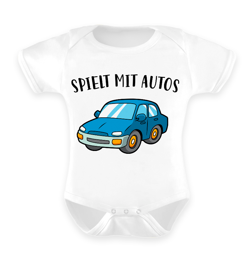 Spielt mit Autos - Babybody für Jungen und Mädchen