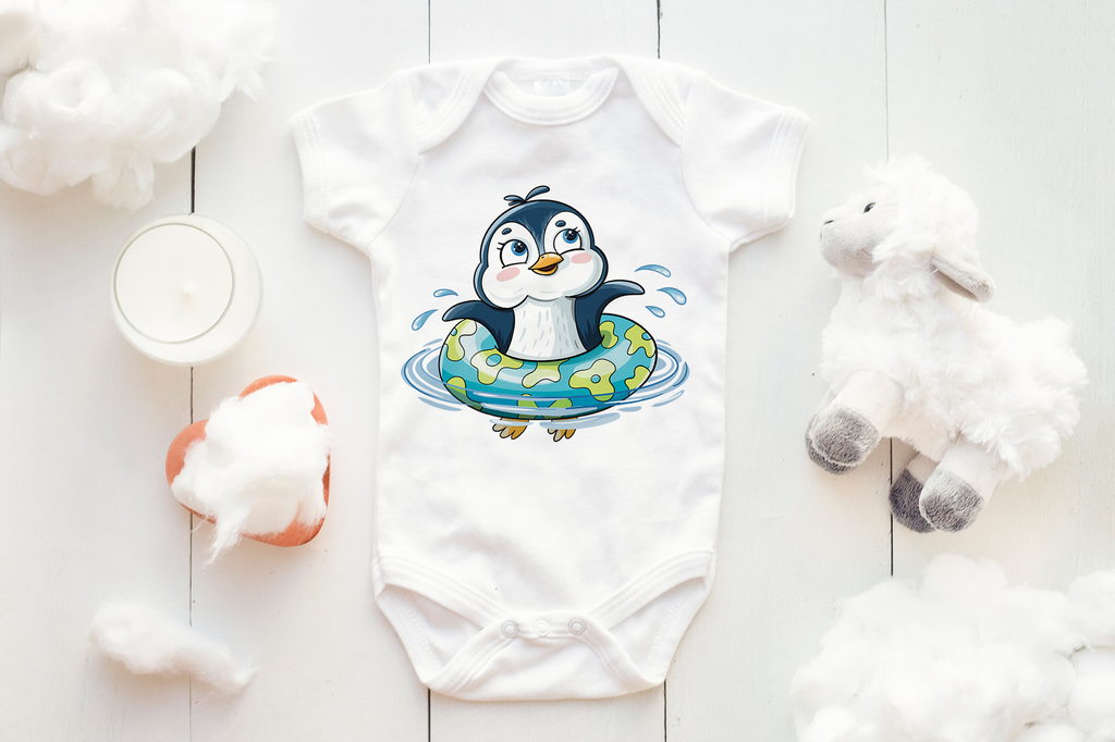 Baby Pinguin - Babybody für Jungen und Mädchen